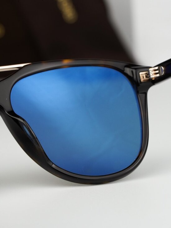 Tom Ford DAMIAN-02 Women Sunglasses Havana Green Pilot FT1098 52N NEW AUTHENTIC main image 7
